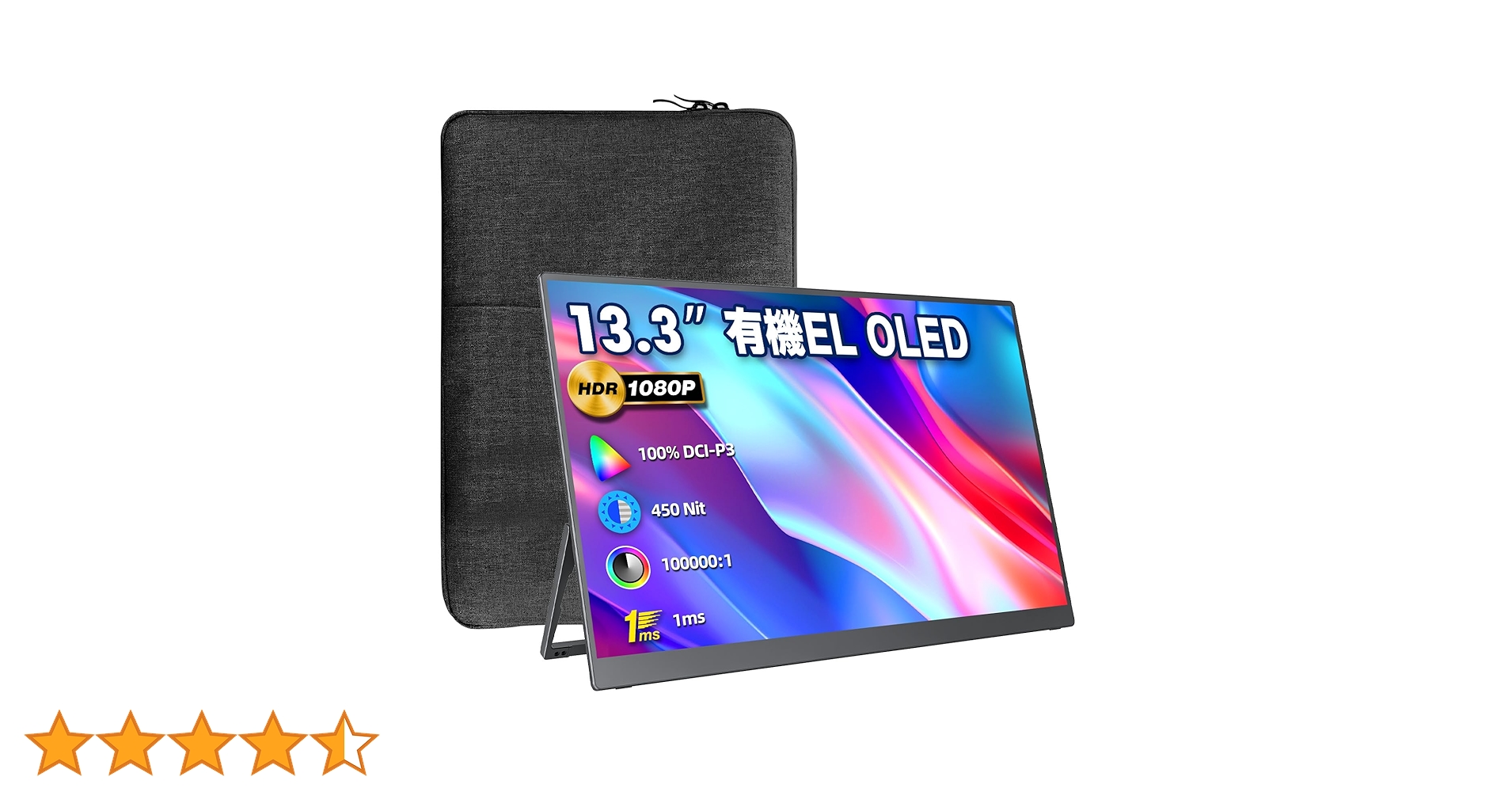 Amazon.co.jp: 【Amazon限定ブランド】VisionOwl モバイルモニター